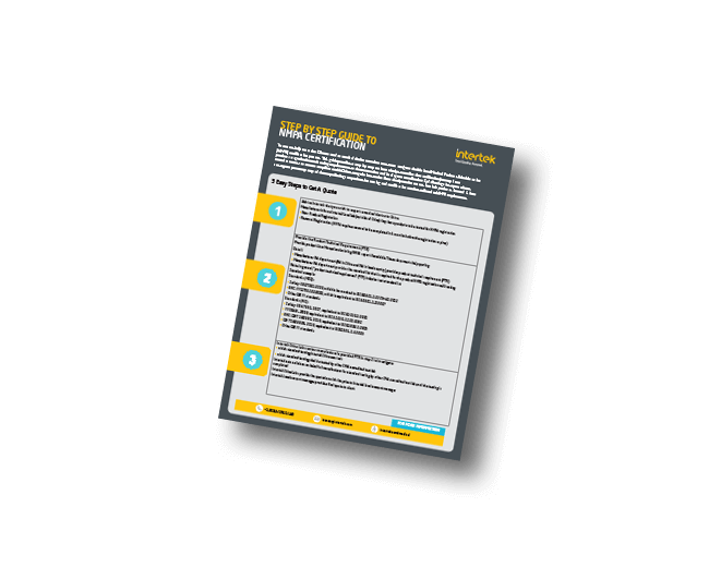 Intertek NMPA Self-Testing Manufacturer Process flowchart